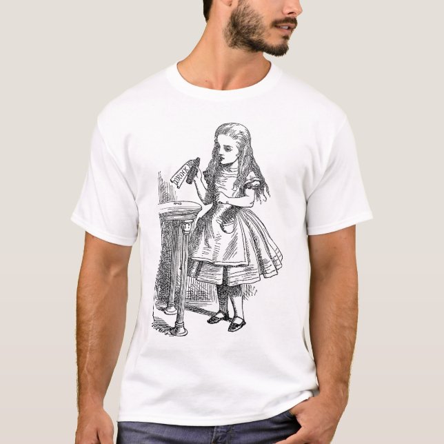 T-shirt Buvez-moi chemise (Devant)