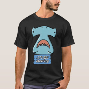 T-shirt Buvons du requin martelé en tête de marteau