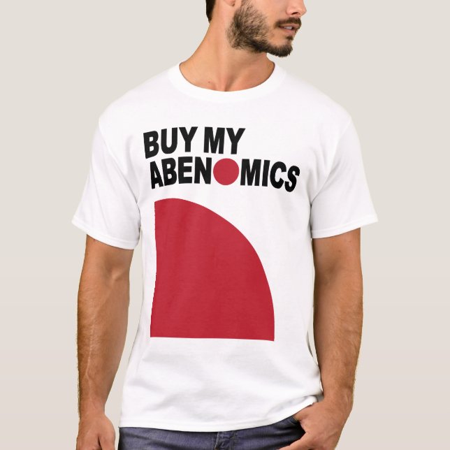 T-SHIRT BUY MY ABENOMICS / アベノミクスは買いだ Tシャツ (Devant)