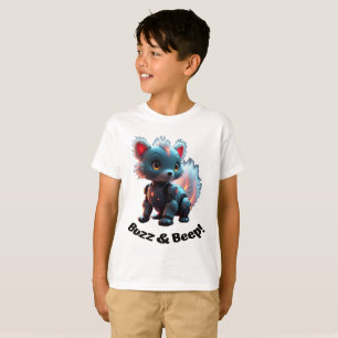 T-shirt Buzz & Beep ! Skunk robotique