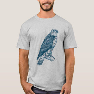T-shirt Buzzard - Bleu Océan