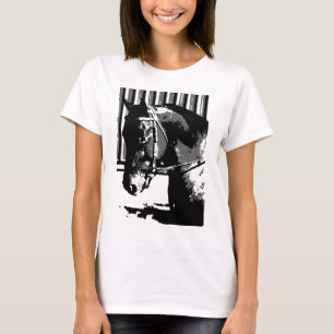 T-shirt BW Stallion Horse