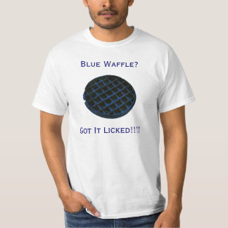 T-shirt BWAFFLE, gaufre bleue ? , Obtenu la léchée ! ! ! !