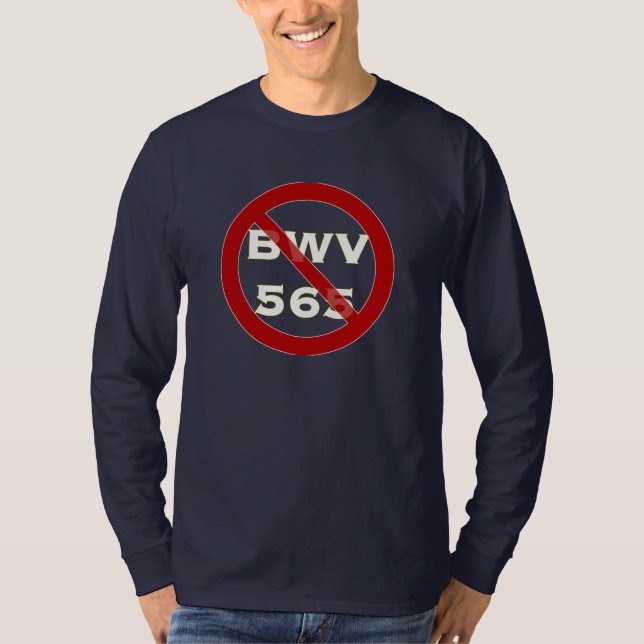 T-shirt BWV565 interdit (Devant)