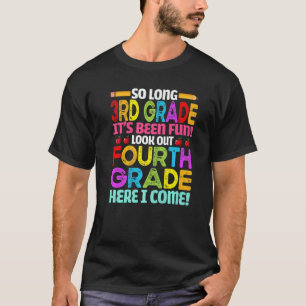T-shirt Bye 3e Classe Mette Retour À L'École Regardez 4e G