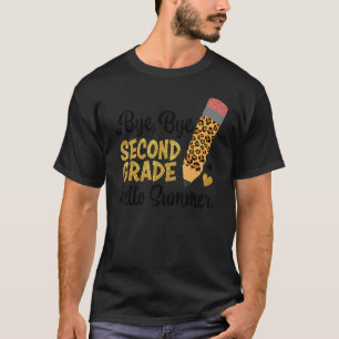 T-shirt Bye Bye Deuxième Année Bonjour La Paix Été Sortie