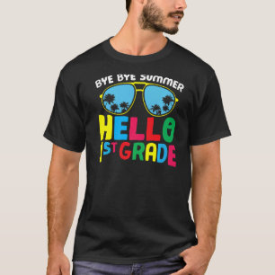 T-shirt Bye Bye été Bonjour première qualité mignonne 1ère