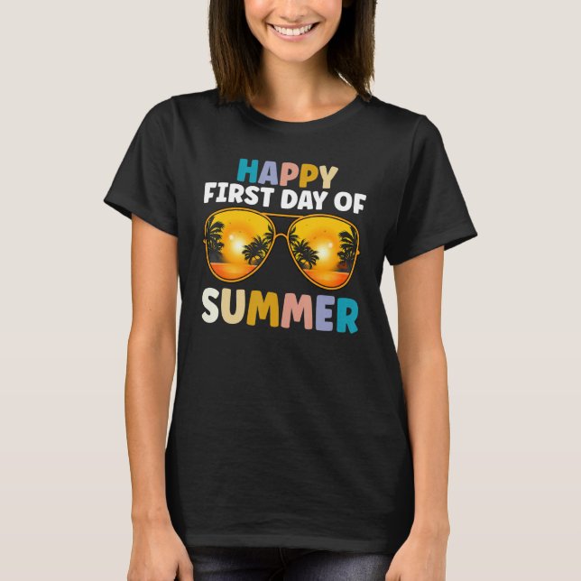 T-shirt Bye Bye SCHOOL Hello Summer Last Day Of School (Devant)