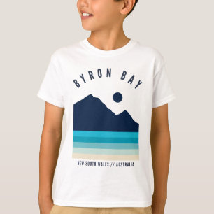 T-shirt Byron Bay Nouvelle-Galles du Sud Australie Rétro V