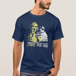 T-shirt C-3PO et R2-D2 Vintage