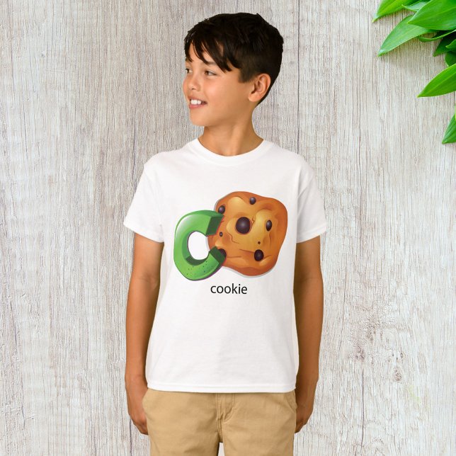 T-shirt C est pour Cookie Alphabet Letter Chocolate Chip (Créateur téléchargé)