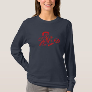 T-shirt C’est un bon pied à manches longues pour femmes