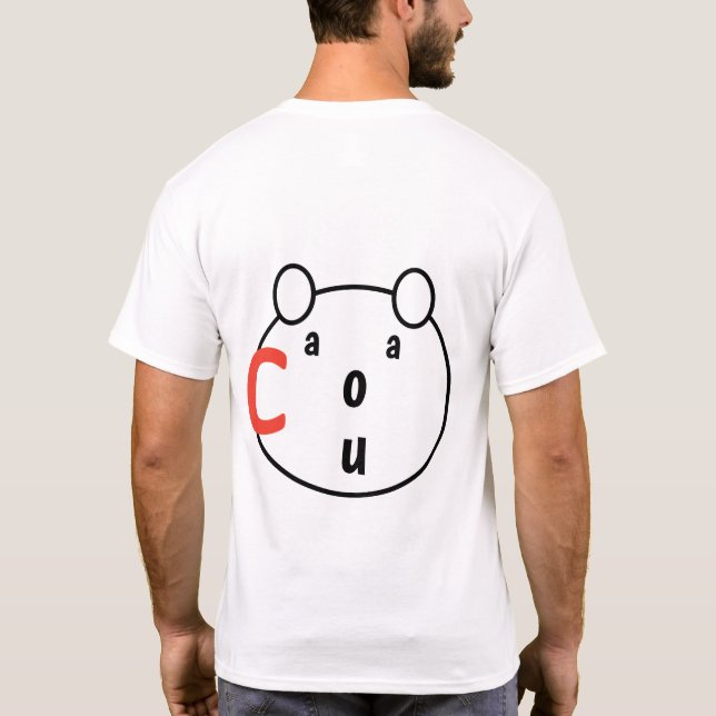 T-shirt C et règle de K (Dos)