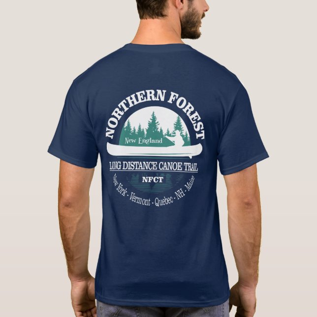 T-shirt C. Forêt du Nord (canot) (Dos)