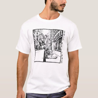 T-shirt Ça arrive drôle Crash de vélo vintage famille