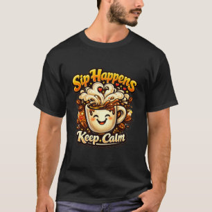 T-shirt Ça arrive, restez calme, citation drôle pour les a