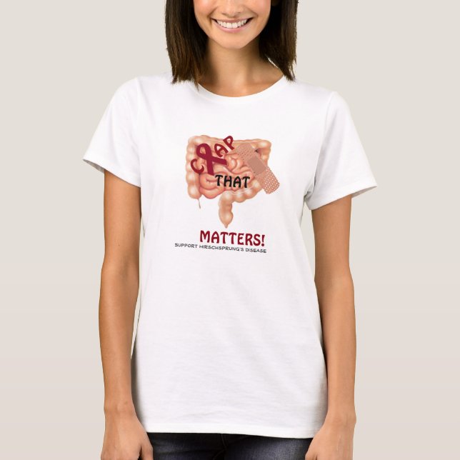 T-shirt Ça Compte ! Soutenez la maladie de Hirschsprung (Devant)