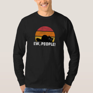 T-shirt Ca Ew Personnes Chat Vintage