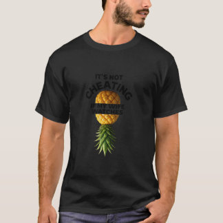 T-shirt Ça ne triche pas si ma femme regarde Swinger Lifes