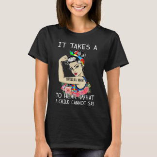T-shirt Ça prend une Sensibilisation sur l'autisme spécial