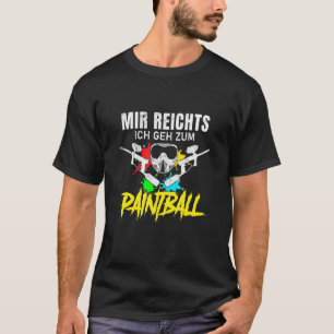 T-shirt Ça suffit je vais au paintball Gotcha Paintball