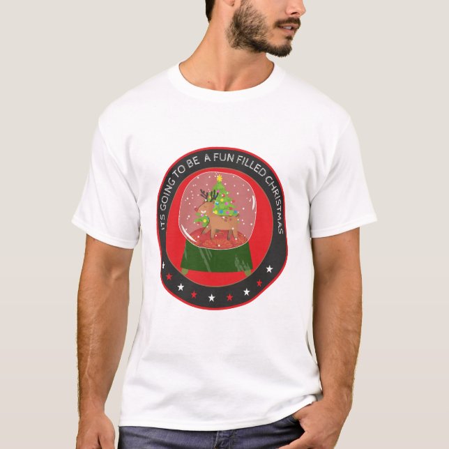 T-shirt Ça va être un Noël amusant (Devant)