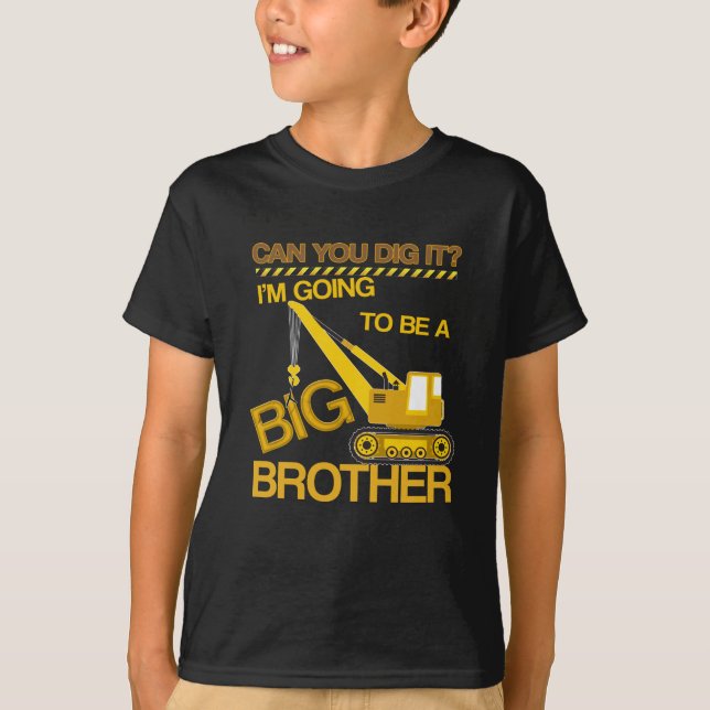 T-shirt Ça va être une chemise de construction pour grand  (Devant)