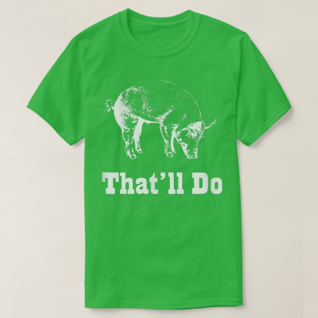 T-shirt Ça va faire du porc amusant graphique (Design devant)
