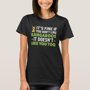 T-shirt ça va si vous n'aimez pas kangaroos kangourou
