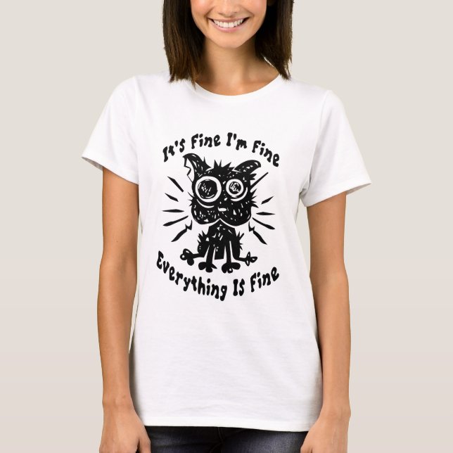 T-shirt Ça va, tout va bien (Devant)