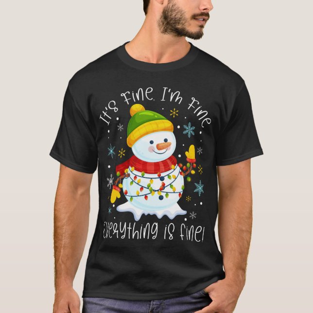 T-shirt Ça va, tout va bien, tout va bien. (Devant)