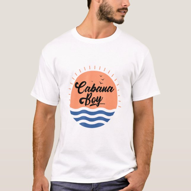 T-shirt Cabana Boy Pool Party Bartender (Devant)