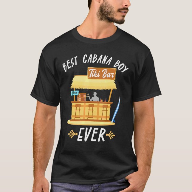 T-shirt Cabana Boy Tiki Bar Plage Limbo Surf Bartender (Devant)