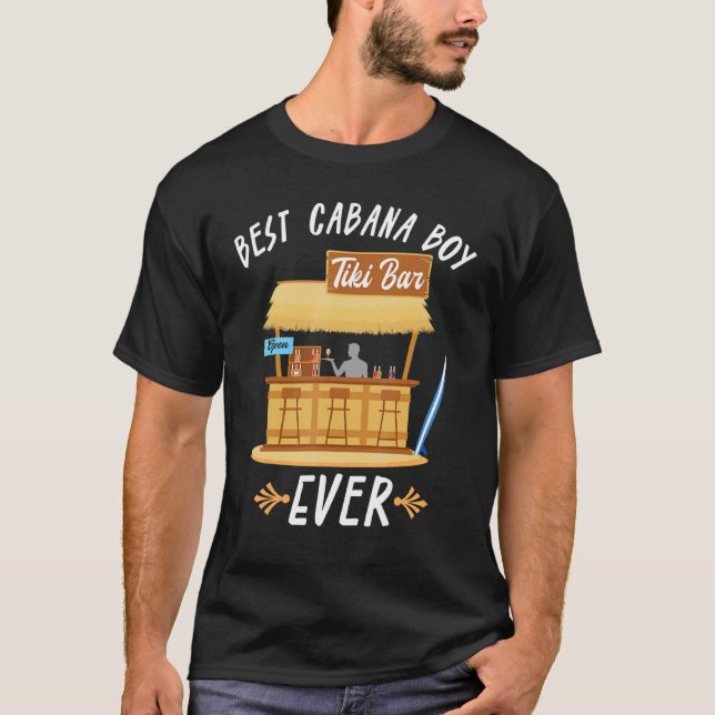 T-shirt Cabana Boy Tiki Bar Plage Limbo Surf Bartender (Devant)