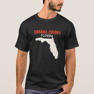 T-shirt Cabana Colony Floride États-Unis Amérique Voyage F