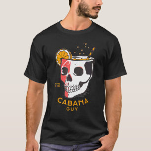 T-shirt Cabana Guy Piscine Lotion Service Personnel