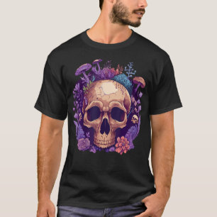 T-shirt Cabane de collectionneur de champignons crâniens,