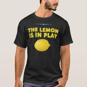T-shirt Cabin Pressure - the  travelling lemon is in play 