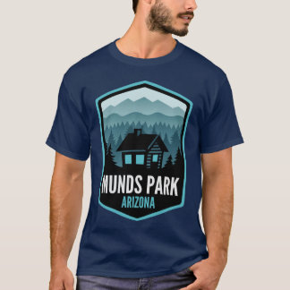 T-shirt Cabine de Munds Park Arizona en ville de montagne