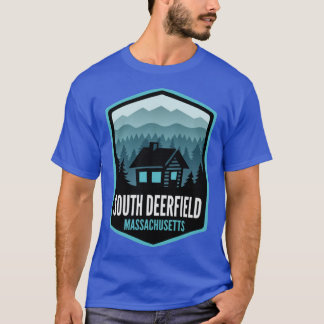 T-shirt Cabine de ville de montagne de South Deerfield Mas
