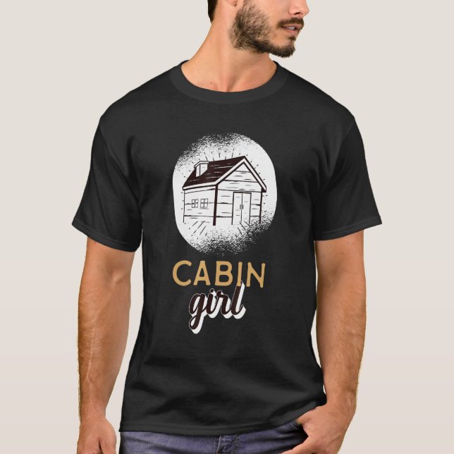 T-shirt Cabine fille Journal Cabine passionné Camping Love (Devant)