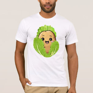 T-shirt Cabine Laitue Bébé Couvert Pleine Pomme de terre