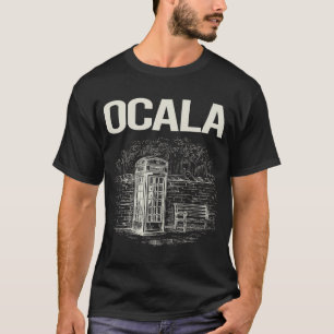 T-shirt Cabine téléphonique vintage Ocala