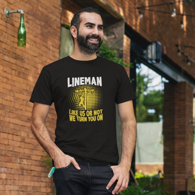 T-shirt Câble de câble électrique de câble de câble de câb (Funny Lineman Quote Electrician Wire Cable T-Shirt)