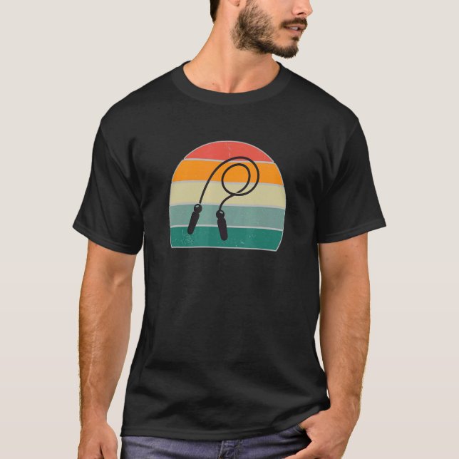 T-shirt Câble De Sauts Et Câble De Sauts Exercices De Fitn (Devant)