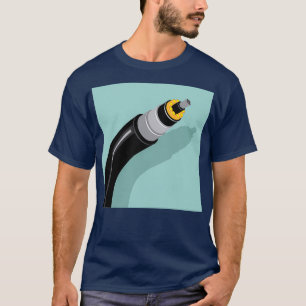 T-shirt Câble fibre optique
