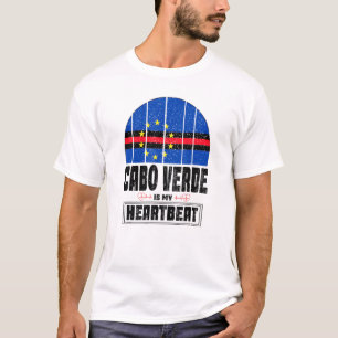 T-shirt Cabo Cape Verde Est Mon Amour Au Coeur Du Cap Vert