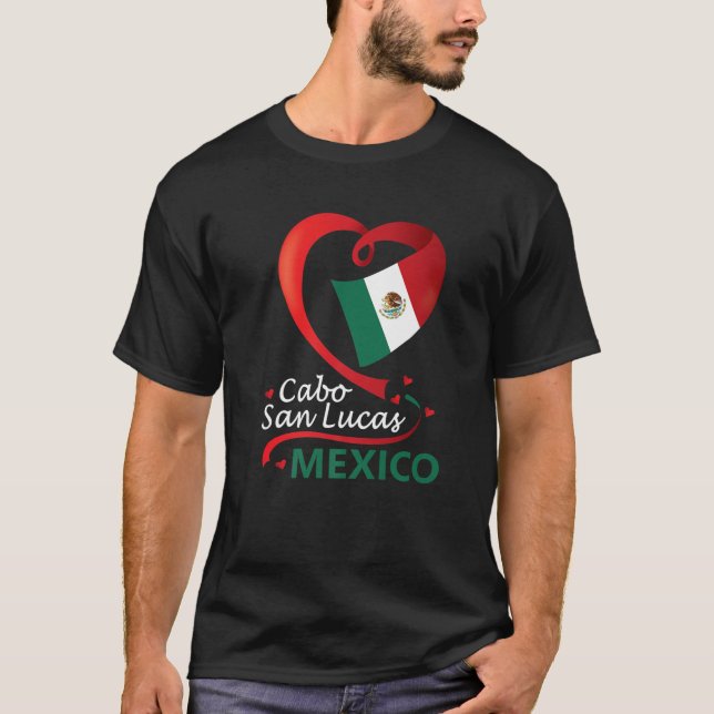 T-shirt Cabo San Lucas Basse Californie Sur Mexique Bander (Devant)