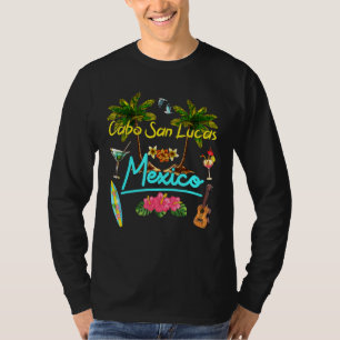 T-shirt Cabo San Lucas California Beach Summer Sun Set Pal