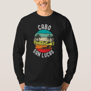 T-shirt Cabo San Lucas Mexique Rétro Mexicaine Resort Vaca